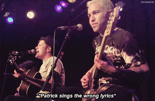  Fall Out Boy - Immortals (Acoustic) The Social, Orlando 12/7 
