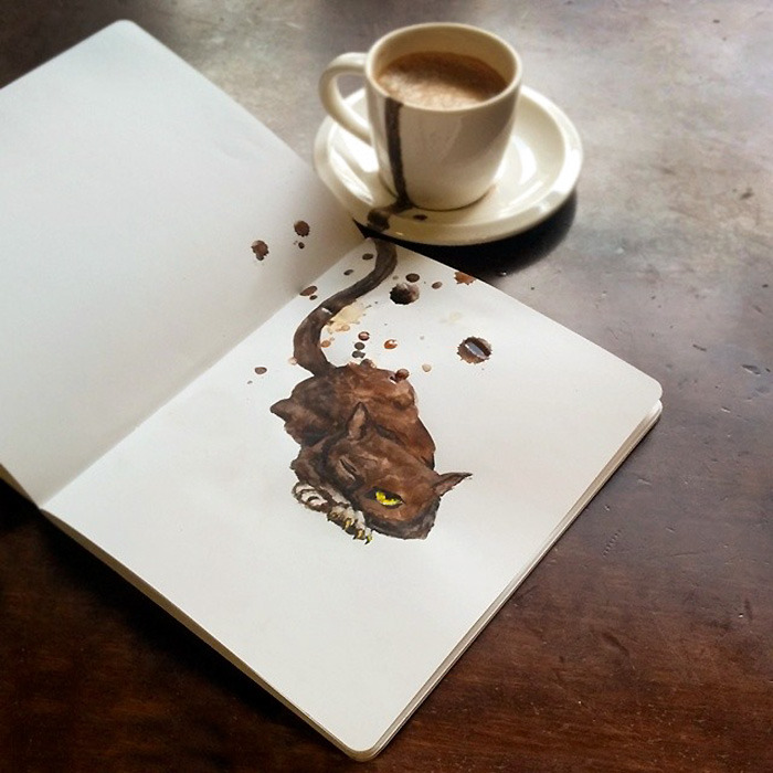 indica-illusions:  boredpanda:    Russian Illustrator Reimagines Different Coffees