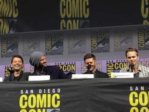 Supernatural panel at #SDCC ½. Taken by my friend so I could relax and enjoy.Feel free to s