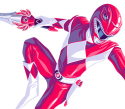caltsoudas: Just realised I never shared close-up shots from my work on the Mighty Morphin Power Rangers 2016 Annual cover.