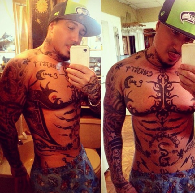 shakeemb:  peacelovedarii:  This man is puerto rican sexy and the tattoos work on