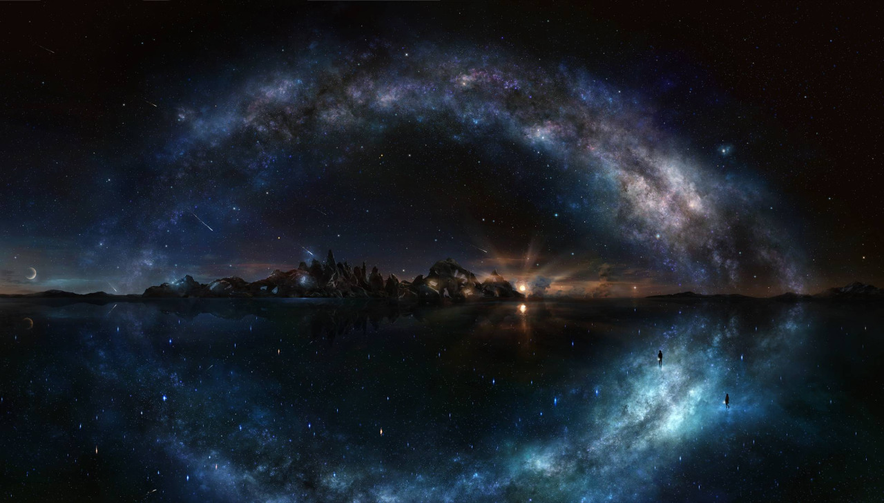 fallen-ascendant:  just–space:   Everlasting Sky by Tsujiki. js