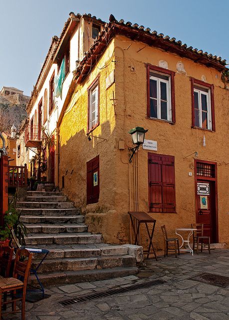 furiouscrusadeavenue:Old architecture in Athens. Greece