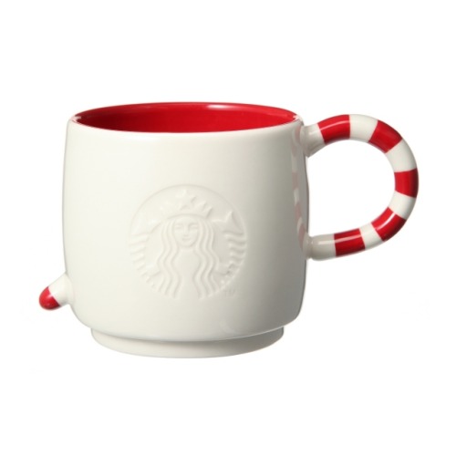 Piercing candy cane mug is too cute! Only in Starbucks Japan.