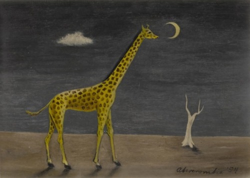 girafa . 1954 . giraffe