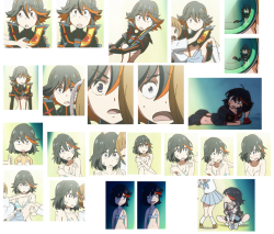 pure-red-wine:    No one asked for a compilation of every ‘funny face’ Ryuuko does in Mako’s hallelujahs but I did it anyway. Bonus:  my babe~ &lt;3 &lt;3 &lt;3