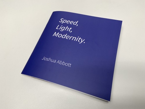 We are pleased to present our first photobook; Speed, Light, ModernitySpeed, Light, Modernity is an 