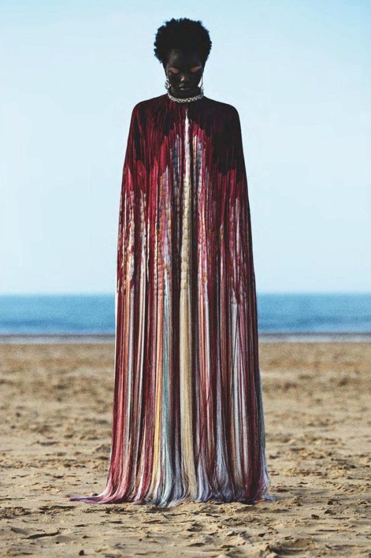 Editorials. Adut Akech. Vogue UK September 2018.  Images By Anton Corbijn.