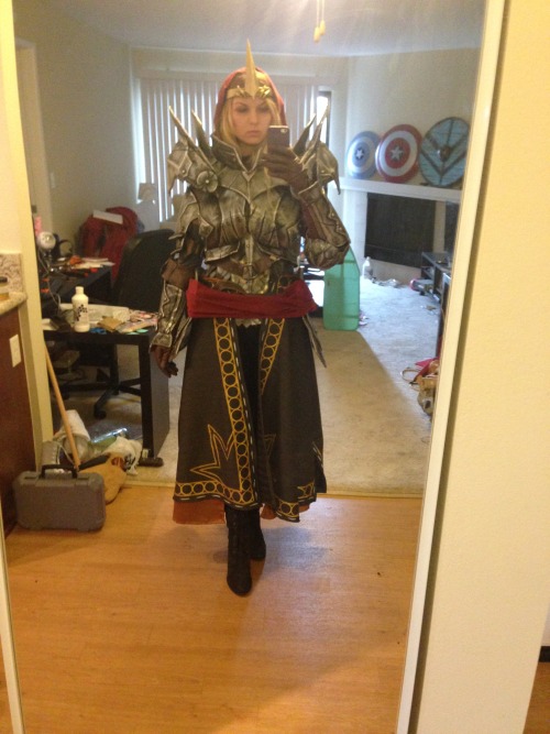 cassandrashipsit:arkadycosplay:Am I scary yet?I’m not quite done yet. I still have to make the red b