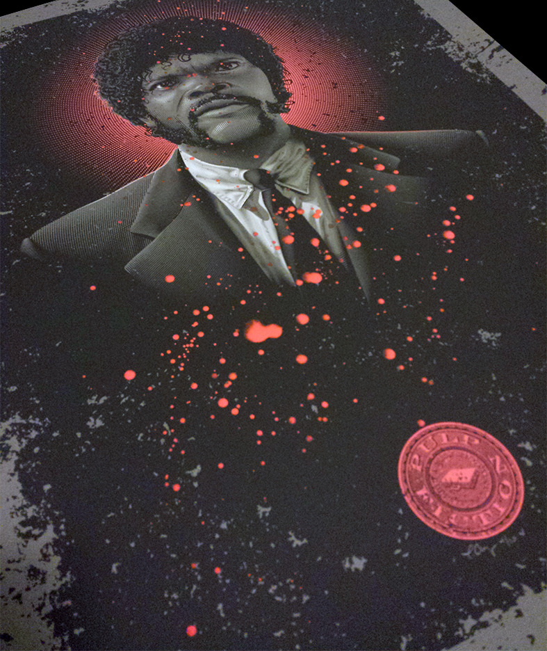 xombiedirge:  Tarantino Tintypes by Tracie Ching / Twitter 18” X 24” S/N