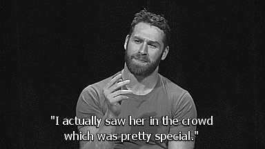 themillenniumpuzzle:  Sami Zayn on his mom watching him wrestle for the very first time at a WWE Live Event in Montreal this month. 