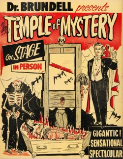 spicyhorror:  The Temple of Mystery, 1946