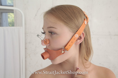 Don’t miss Discount for our Vintage Rubber Gag with Nose clamp!www.StraitJacketShop.com