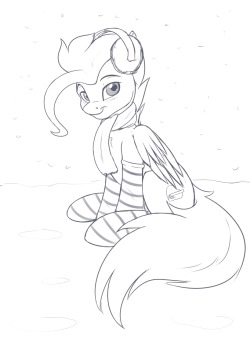 skipsy:  Wintery Sweet Strokes sketch because I couldn’t seem to draw anything else today lol  Cutiebutt :3