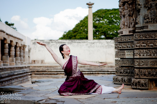 Zhen & Ping from Beijing China at Somnathpura Temple, Karnataka, India.Photography by Christine 