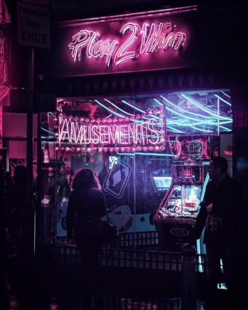 Arcade in Tokyo, Japan.
