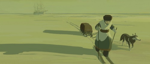 ca-tsuka:  “Tout en Haut du Monde” (Longway North)French animated feature film project by Rémi ChayéPilot : http://vimeo.com/38442550 