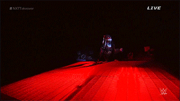 My first time seeing Finn Balor&rsquo;s body paint live! His entrance was so