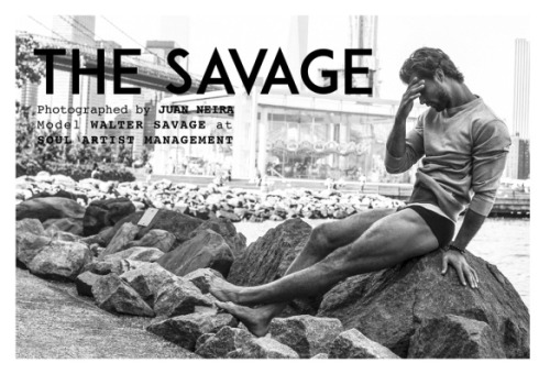 thehottiesthottiewhoseverhottied:  “The Savage” Photographer: Juan Neira Model: Walter Savage