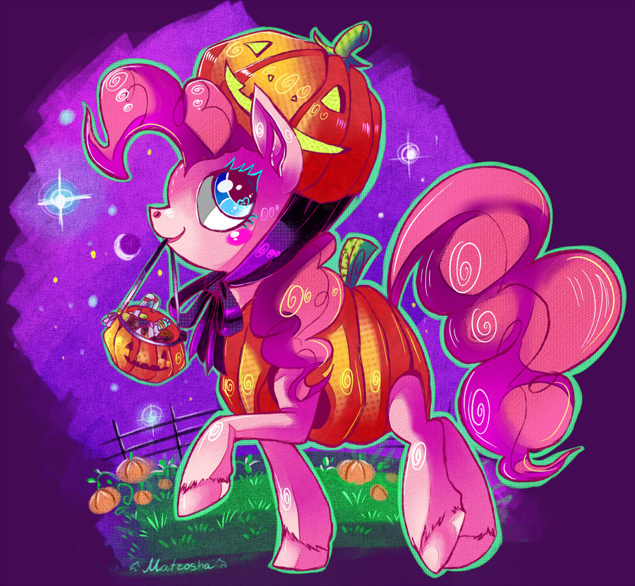 elrincondelpony:  Halloween Pinkie doodle by matrosha123 