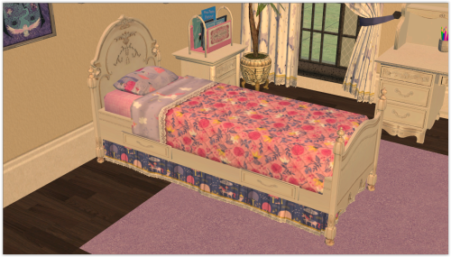 @princesspiratecat​  I’m sorry, I missed your comment that you wanted to recolor this bed when I fin