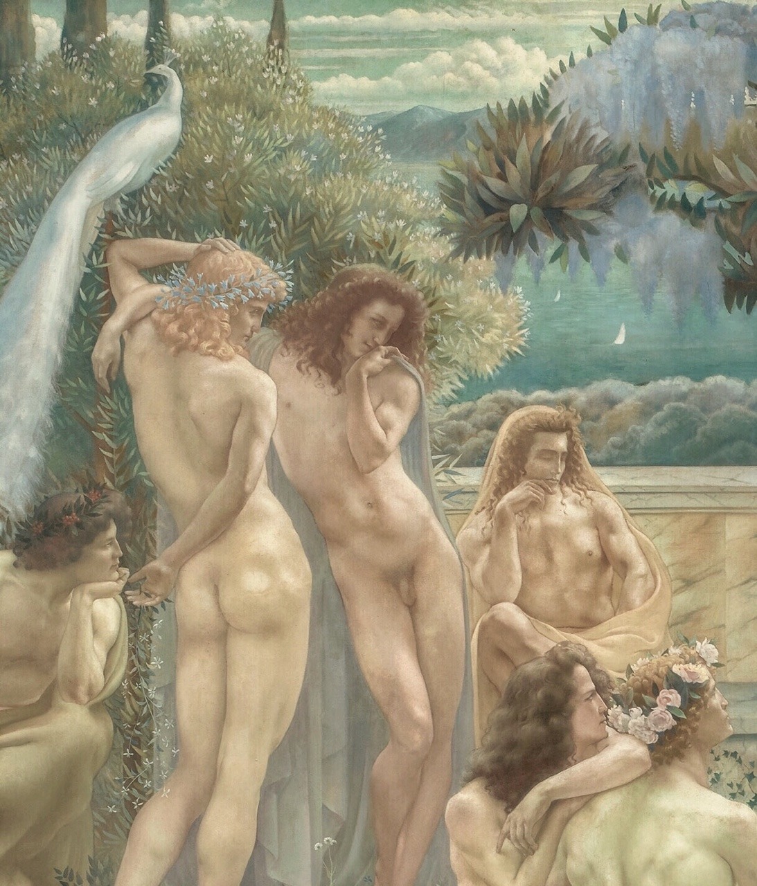 ganymedesrocks:  wistfulargonaut: ≪L’École de Platon≫ details Jean Delville