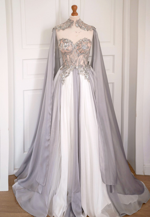 evermore-fashion: Chotronette ‘Royal Icing’ Gown