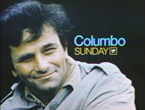 thegroovyarchives:  70′s & 80′s Columbo Promos1. NBC, 19752. XETV-TV, Tijuana, Mexico/Baja, California, 19863. WGR-TV, Buffalo, New York, 19784. KIVI-TV, Boise, Idaho, 19895. WNEW-TV, New York City, New York, 1986