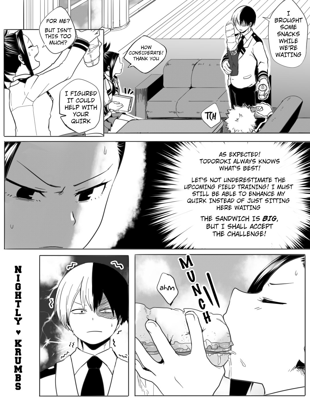 nightlykrumbs:  nightlykrumbs: AS EXPECTED OF TODOROKI Fan-art by: Nightlykrumbs