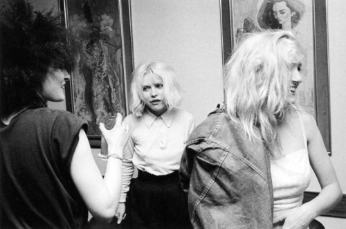 donletts:  Siouxsie Sioux, Debbie Harry and Viv Albertine photographed by Chris Stein, 1980.