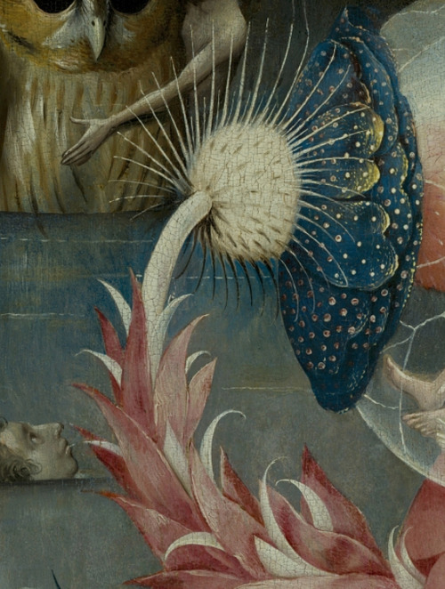 post-impressionisms:The Garden of Earthly Delights (Details), Hieronymus Bosch. 1505-1510.