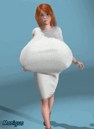 The Deviantart Show of Slim Ultra Busty Art #17Happy Dance - Meryse Orange-ish -