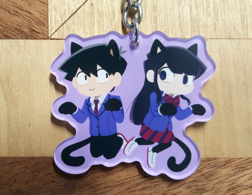 New Komi-san Can’t Communicate-inspired Keychain!https://www . etsy . com/shop/ChanceofCloudinesshtt