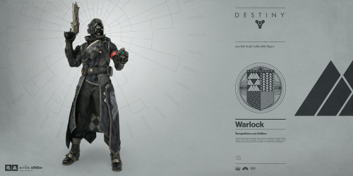 worldof3a:  Destiny Warlock Bungie Store Exclusive Edition available for pre-order now at BungieStore.com Bungie and 3A proudly announce the highly anticipated DESTINY WARLOCK  – the second figure in 3A’s 1/6th Scale Collectible Figure Series from