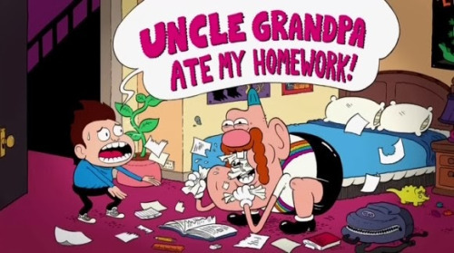 ayellowbirds:  bogleech:   I know a lot of you vehemently hated Uncle Grandpa, so much so I made it the most extensive, arduous cartoon review I’ve ever done just to see if it was really that bad, my final conclusion being that it was just mostly average,