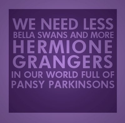 In a world full of Pansy Parkinsons…