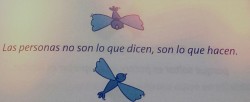 megustalatafru:&ldquo;Las personas no son lo que dicen, son lo que hacen&rdquo;.