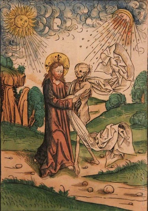 coriesu:  Christ with deathMichael Wolgemut - Germany 1491