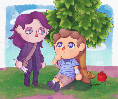 da treebros animal crossing au but like. very late.i posted this on ig/twt a few months ago but here