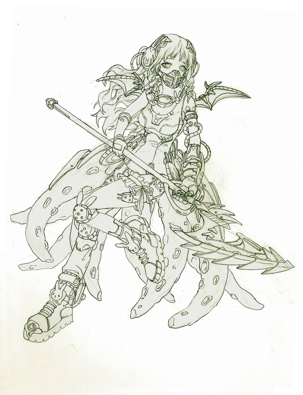 kurohebi: Magical Girl Raising Project Artist:   還祠   Don’t colored without