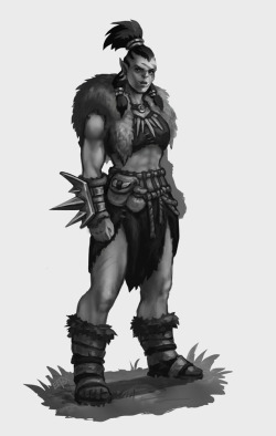 eepoxdraws:  Manata’s friend Zoira,  a shaman in training and one of the 12 orcs of the Stonetalon Mountains warband from my stories  