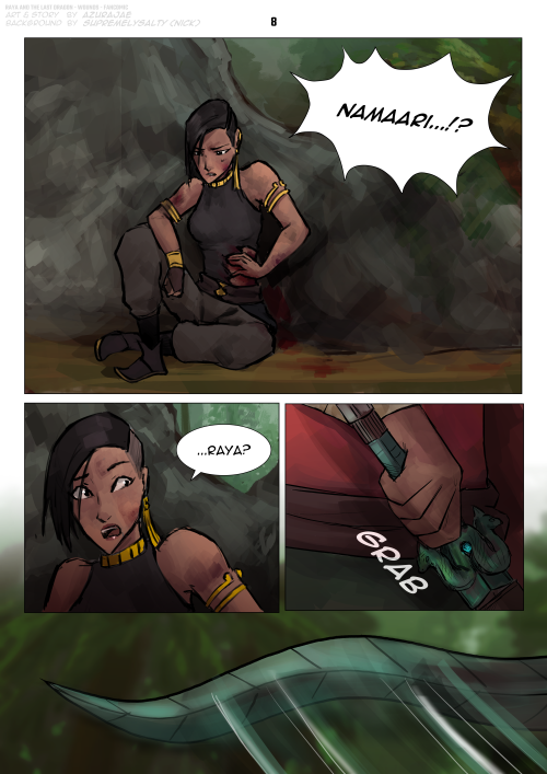 Raya and the Last Dragon Fancomic - WoundsWell this took a while to finally complete, but here’s the