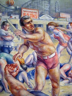 Coney Island detail, 1934 - Paul Cadmus