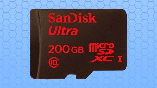 SanDisk crammed 200GB into a fingernail-sized microSD card The 200GB microSD card is the new holder 