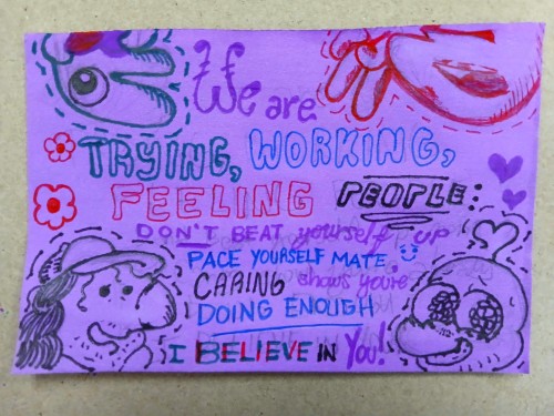 Ehheheeh, Smiling Friends Themed Post-it Notes Doodles