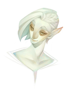 redbeanviolin: My weirdo light elf from last