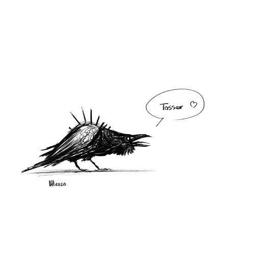 abz-j-harding: some incredibly rude ravens X 