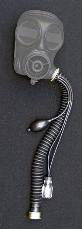 poppersalldayallnight: ehguyz: johnwillbs:Now it’s Version 4 for the Rubber Gas Mask Hose with Pop
