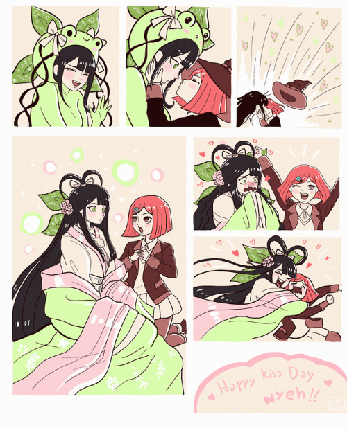 Little tenmiko comic I did for the “Kiss Day” in Japan! :3 