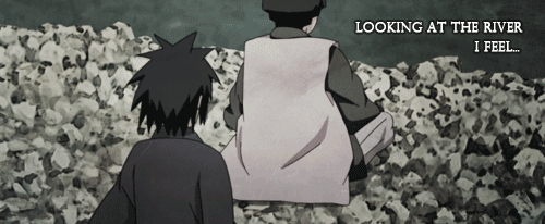 uzumakis-nook:  &ldquo;Looking at the river I feel these vague feelings are carried